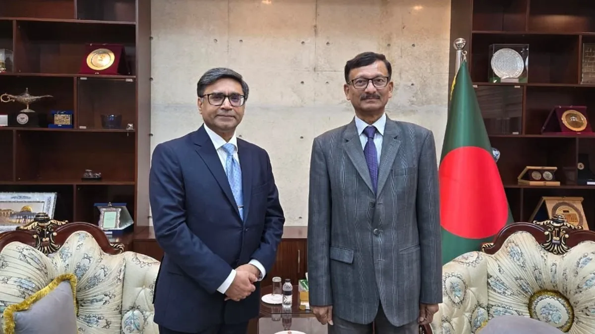 Vikram Misri met Foreign Adviser Touhid Hossain of Bangladesh- India TV Hindi