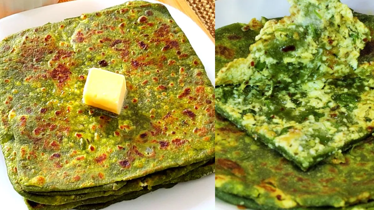 Spinach and Paneer Parathas - India TV Hindi