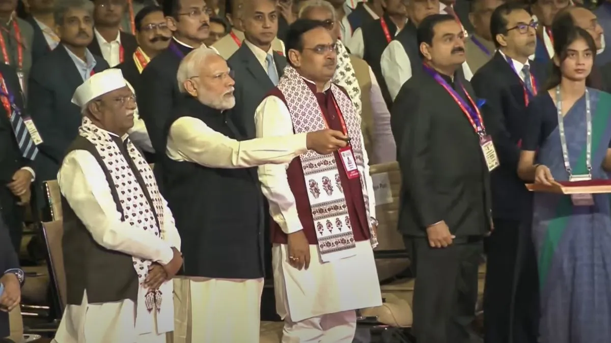 PM Modi inaugurating the Rising Rajasthan Global Investment Summit- India TV Paisa