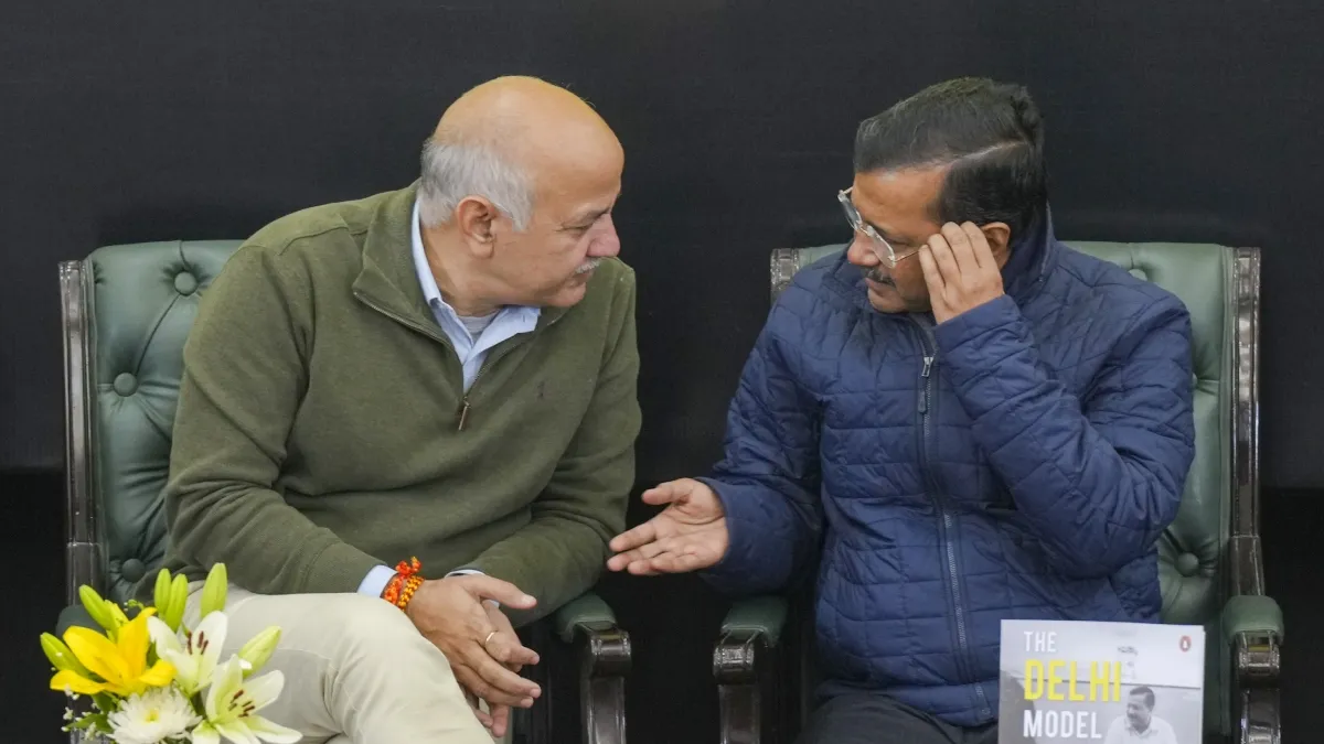 Manish sisodiya and Arvind kejriwal
