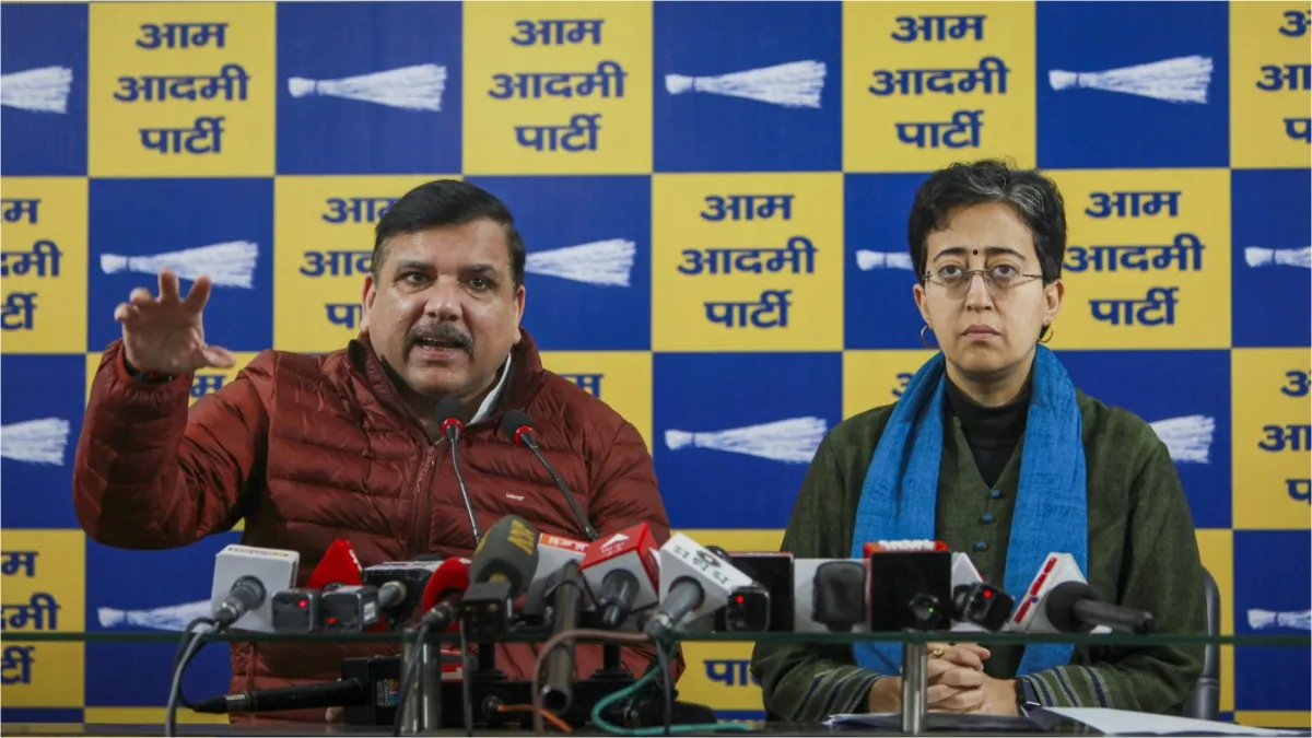 Social worker Mahavir Basoya will join AAP MP Sanjay Singh said BJP people were hurt by the insult o- India TV Hindi