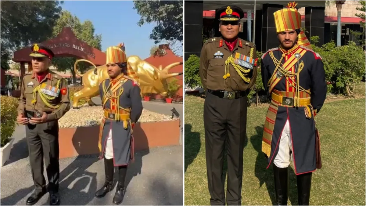 Republic Day 2025 Father Son Duo Will Parade on the Kartavyapath Lieutenant A a Third Geneti