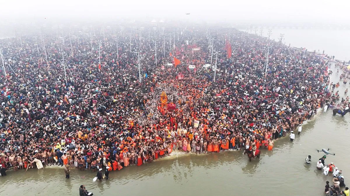 More than 29 lakh devotees took bath on the fifth day of Amrit Snan