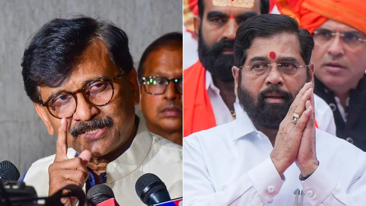 sanjay raut and eknath shinde