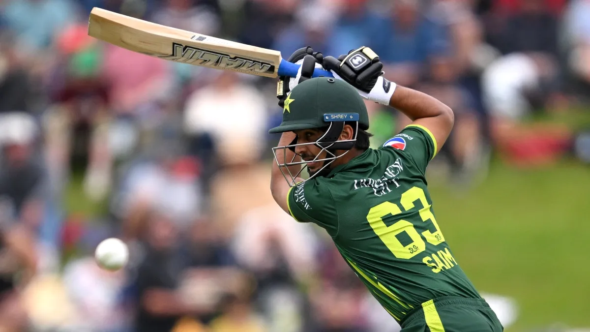 Pakistani team's young batsman Sam Ayub