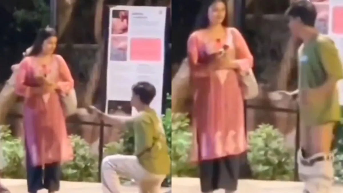 captura de tela do vídeo viral