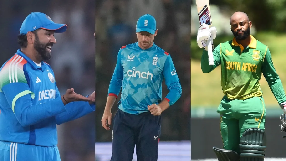 Rohit Sharma, Jose Butler and Temba Bavuma