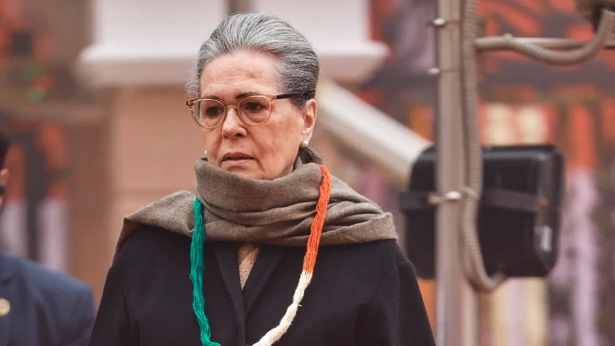 Sonia Gandhi hospitalized.