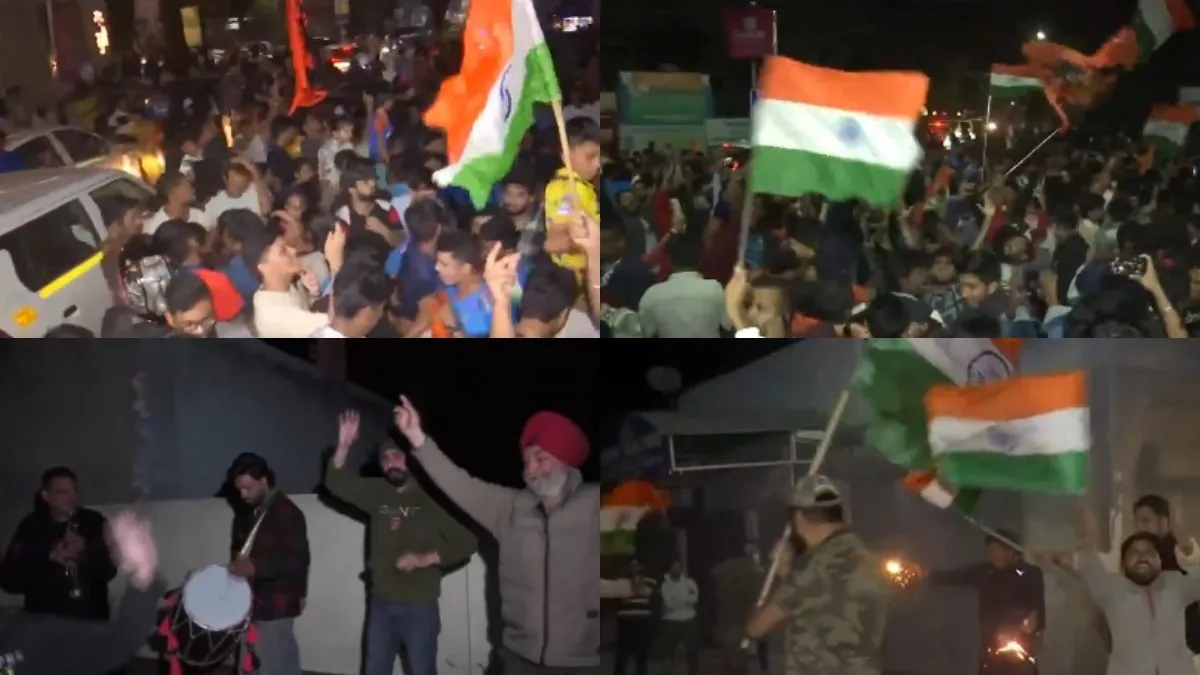 जश्न में डूबा देश