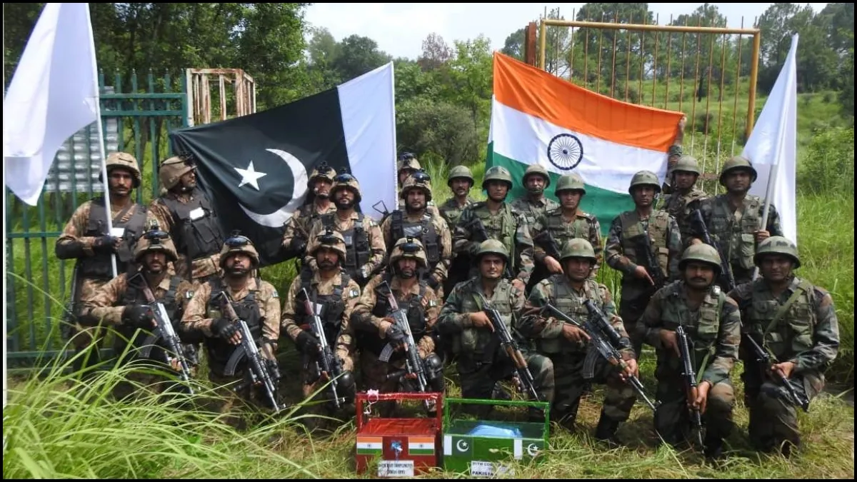 India Pakistan soliders