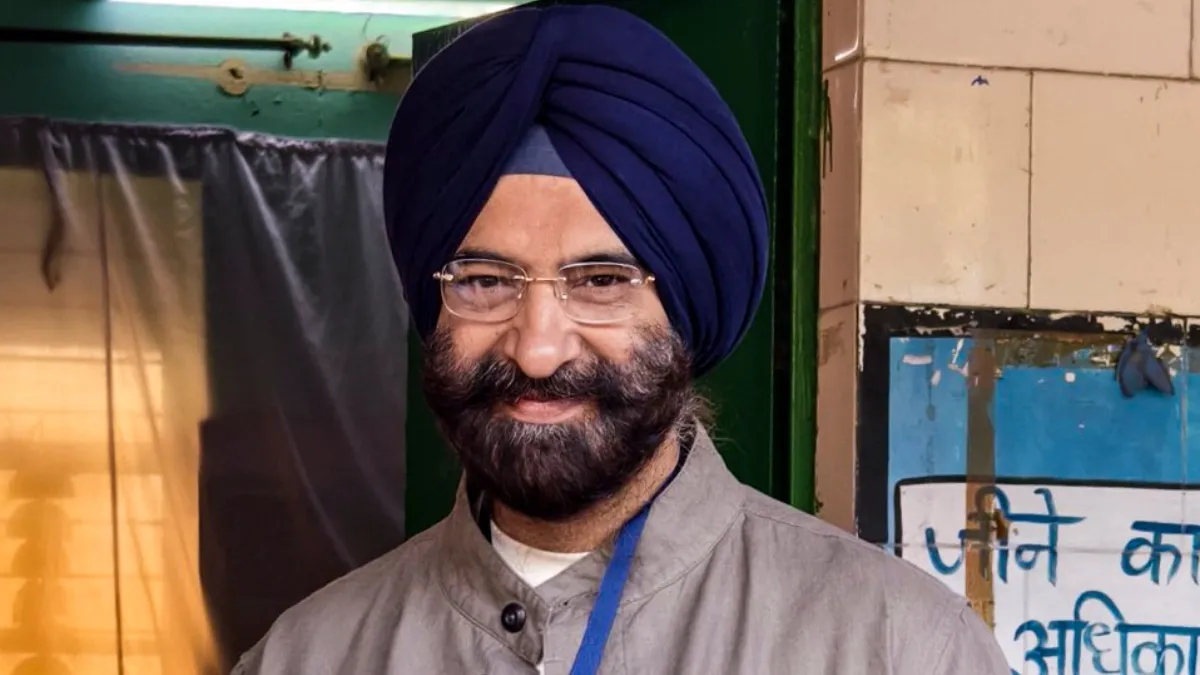Ο ηγέτης του BJP Manjinder Singh Sirsa.