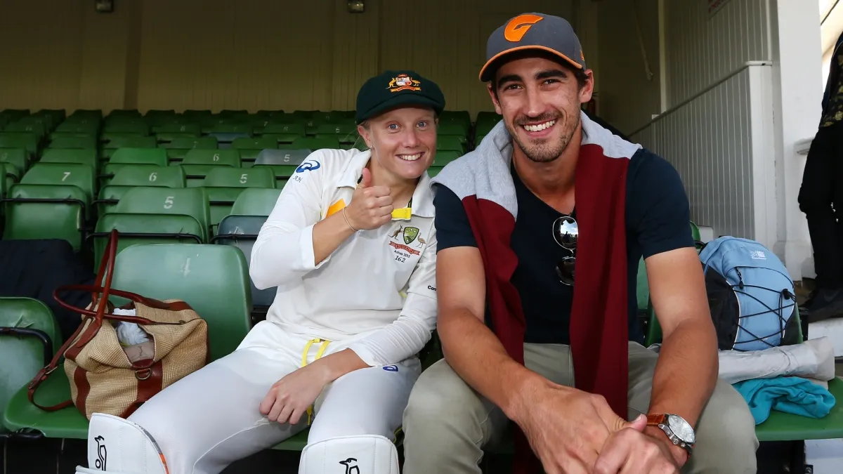 Mitchell Starc and Alyssa Healy