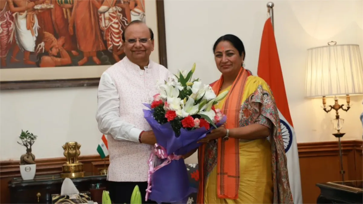 Rekha Gupta apostou em formar o governo conheceu o tenente governador de Delhi