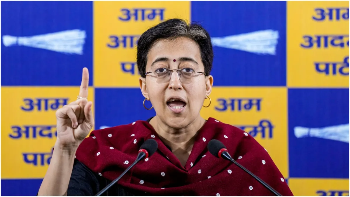 O governo do BJP formado no ex -CM Atishi abordou a imprensa, disse isso