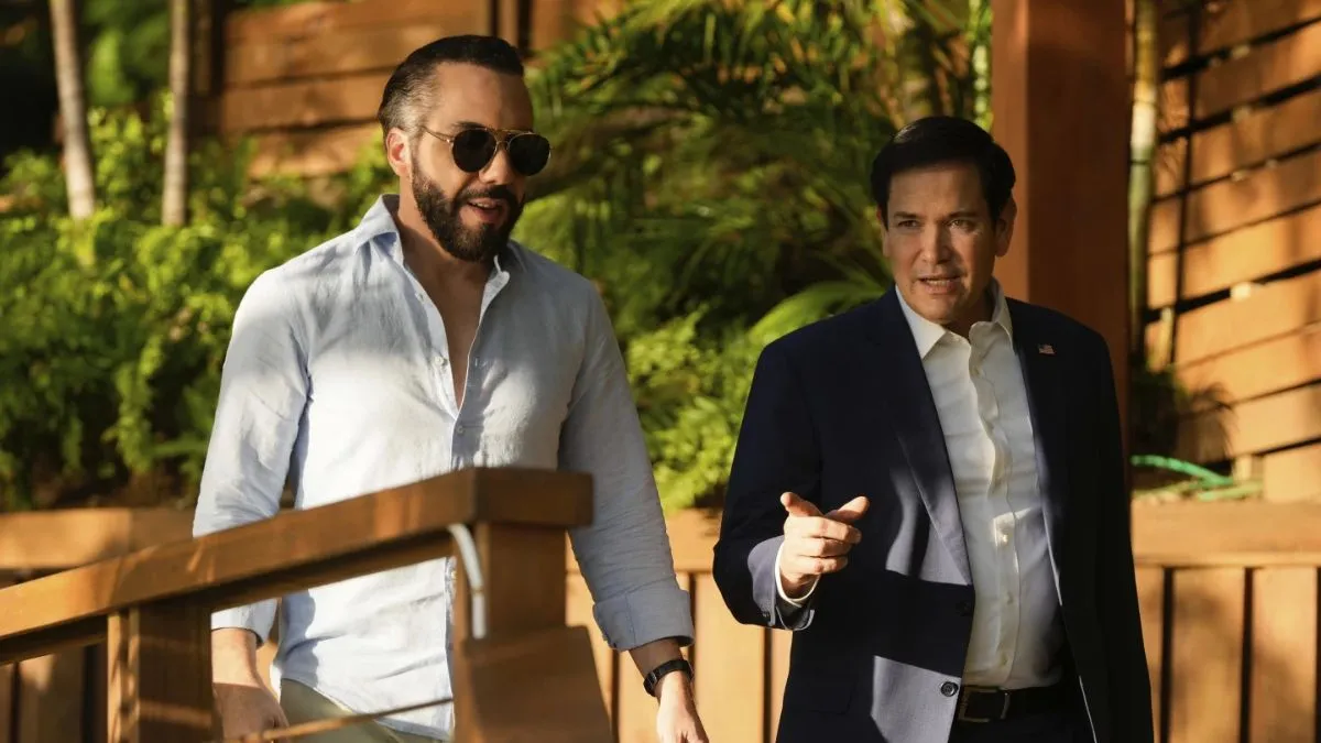 Nayib Bukele, MS-13, Marco Rubio, El Salvador prison outsourcing