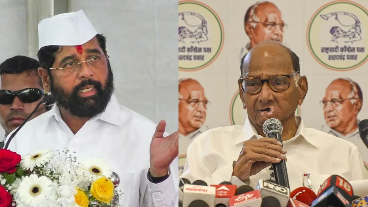 Eknath Shinde, Sharad Pawar