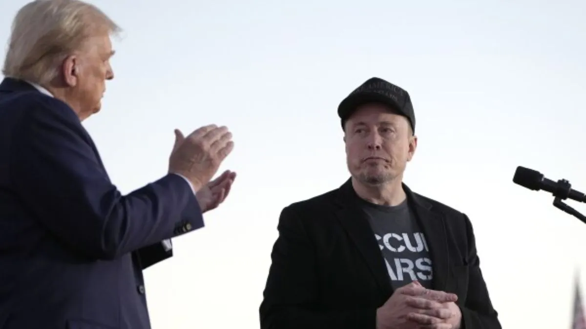 अमेरिका के राष्ट्रपति डोनाल्ड ट्रंप और एलन मस्क। - India TV Hindi