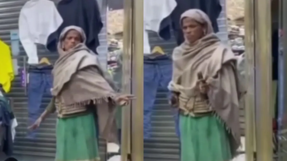 Captura de tela do vídeo viral