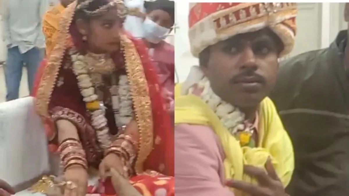 शादी के बाद दादी का आशीर्वाद लेते दुल्हा और दुल्हन- India TV Hindi