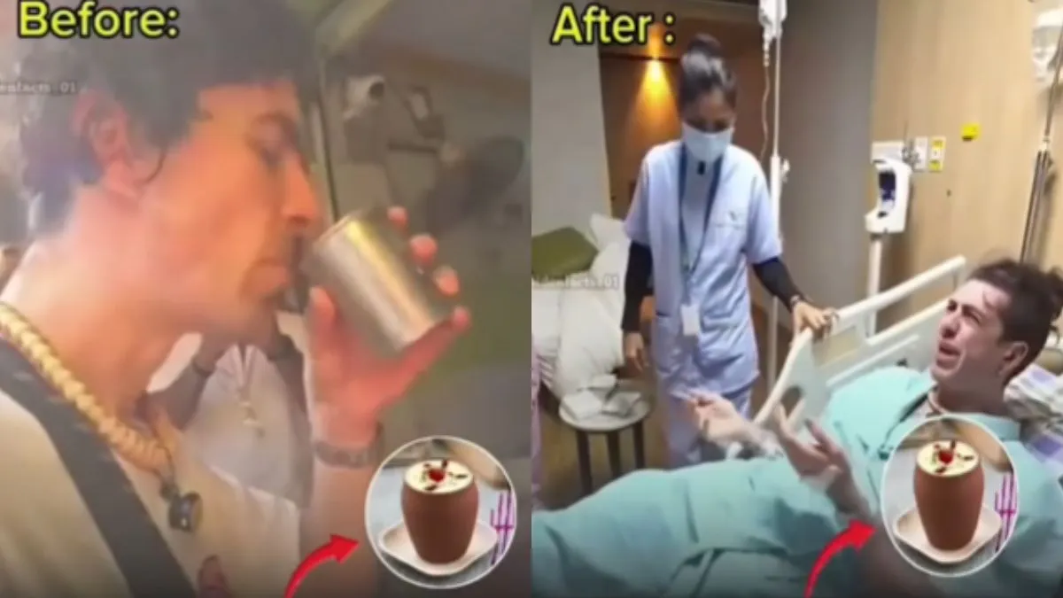 भांग पीता विदेशी युवक- India TV Hindi