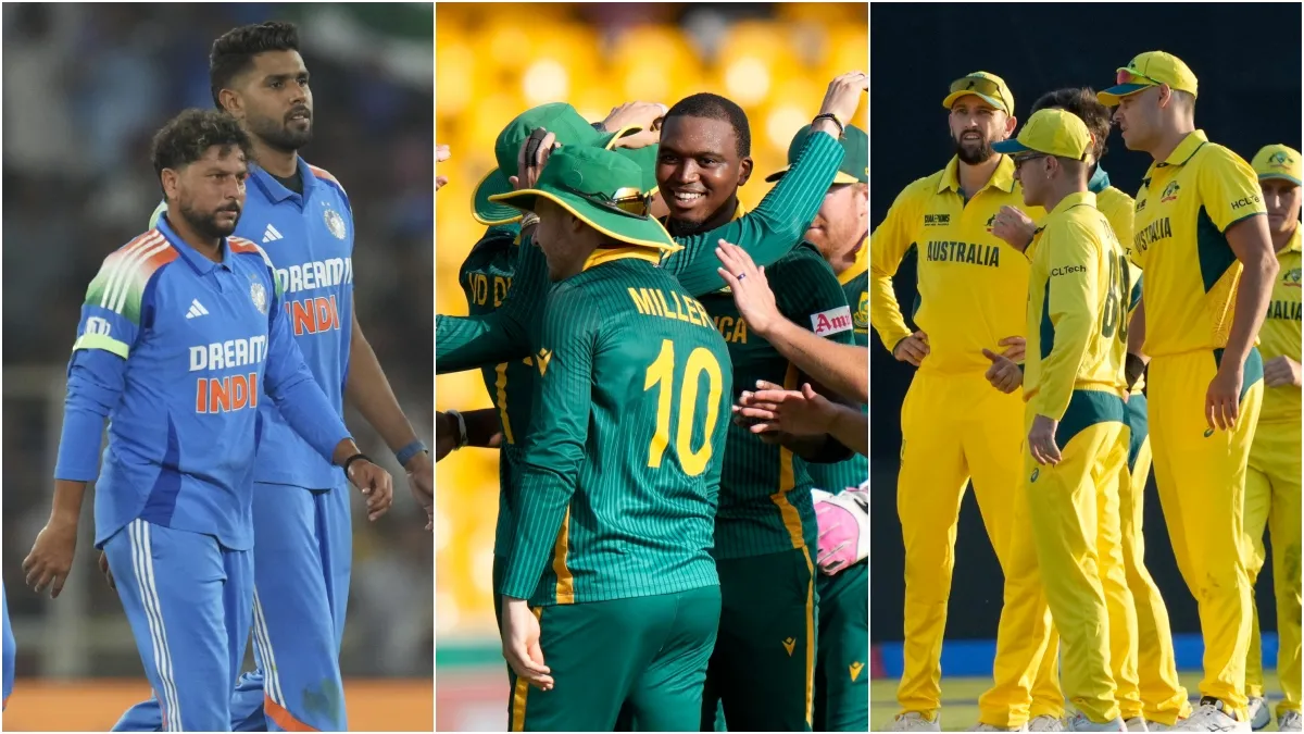 India, South Africa and Australian cricket team 