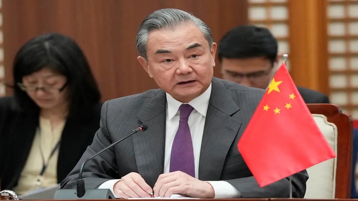 Chinese Foreign Minister Wang Yi. (File)