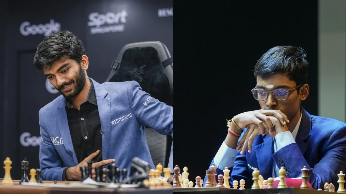 D Gukesh And praggnanandhaa