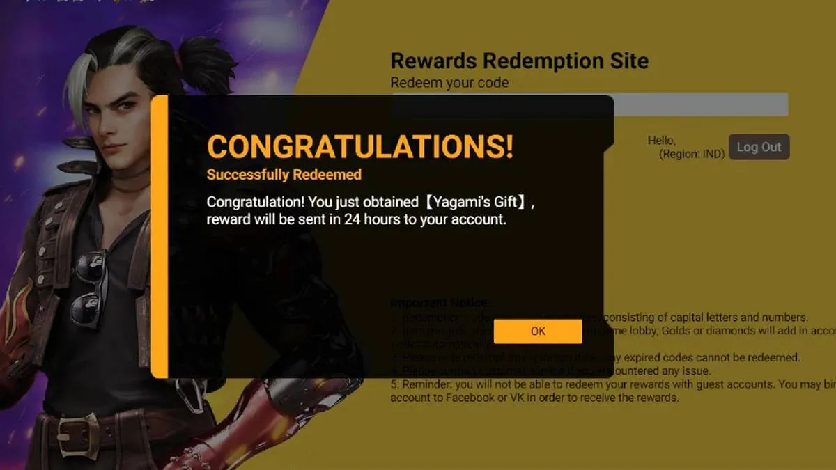 Free Fire Max Redeem Codes