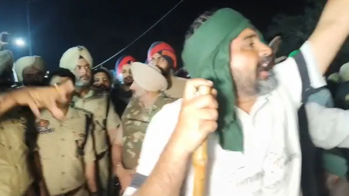 Farmer leader, detained, Punjab Police, Shambhu border, Khanauri border