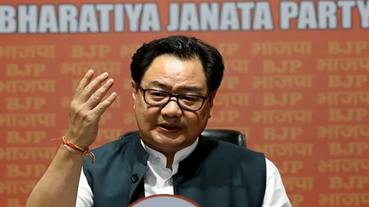 Ministro da minoria da União, Kiren Rijiju