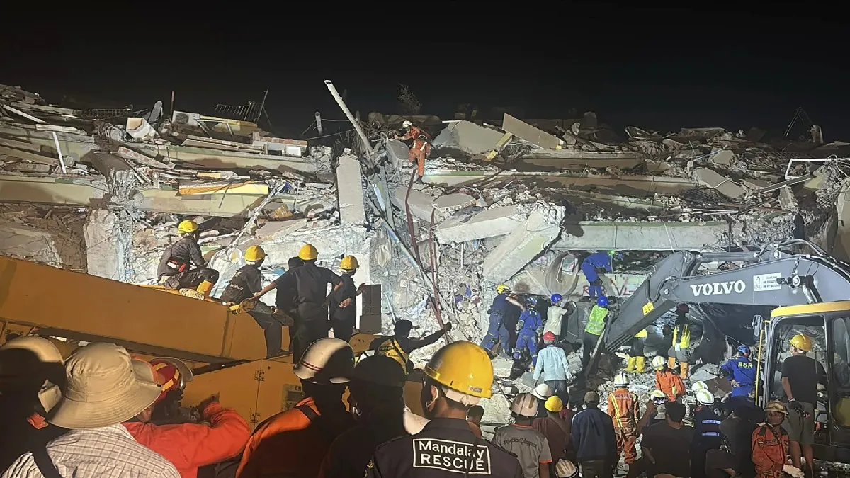 Earthquake in Myanmar