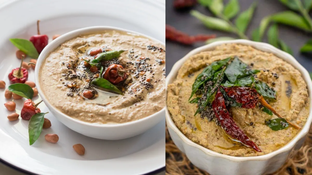 Roasted peanut chutney