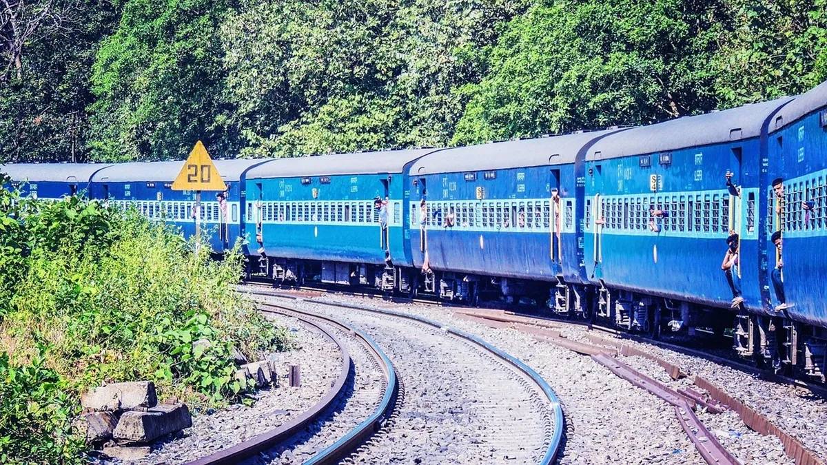 A Indian Railways permite que você transfira ingressos a tempo.
