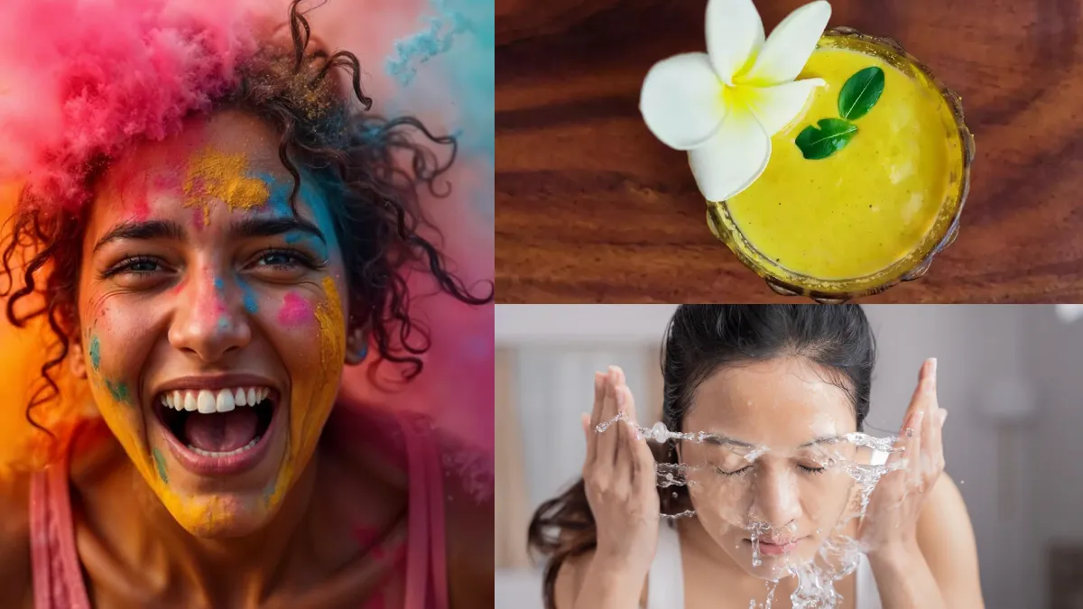 How to get rid of Holi color