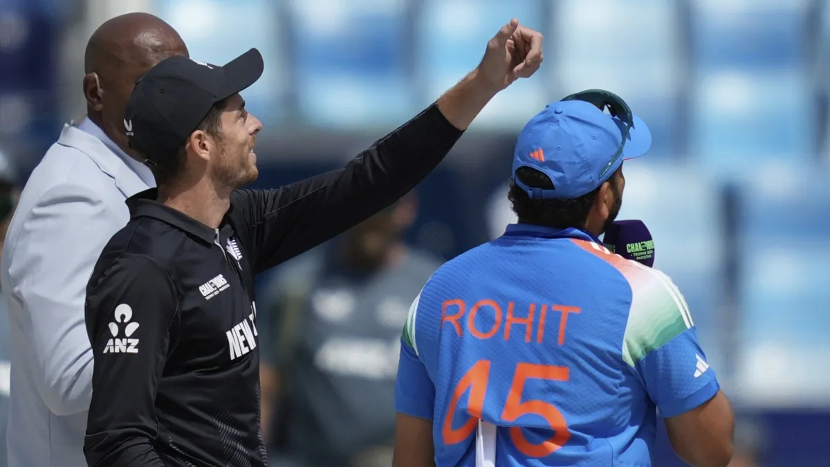 Rohit Sharma and Mitchell Santner