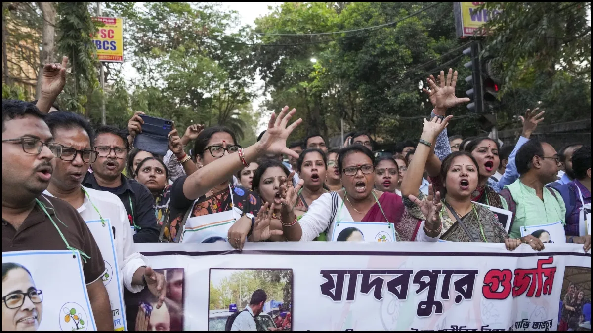 students protest