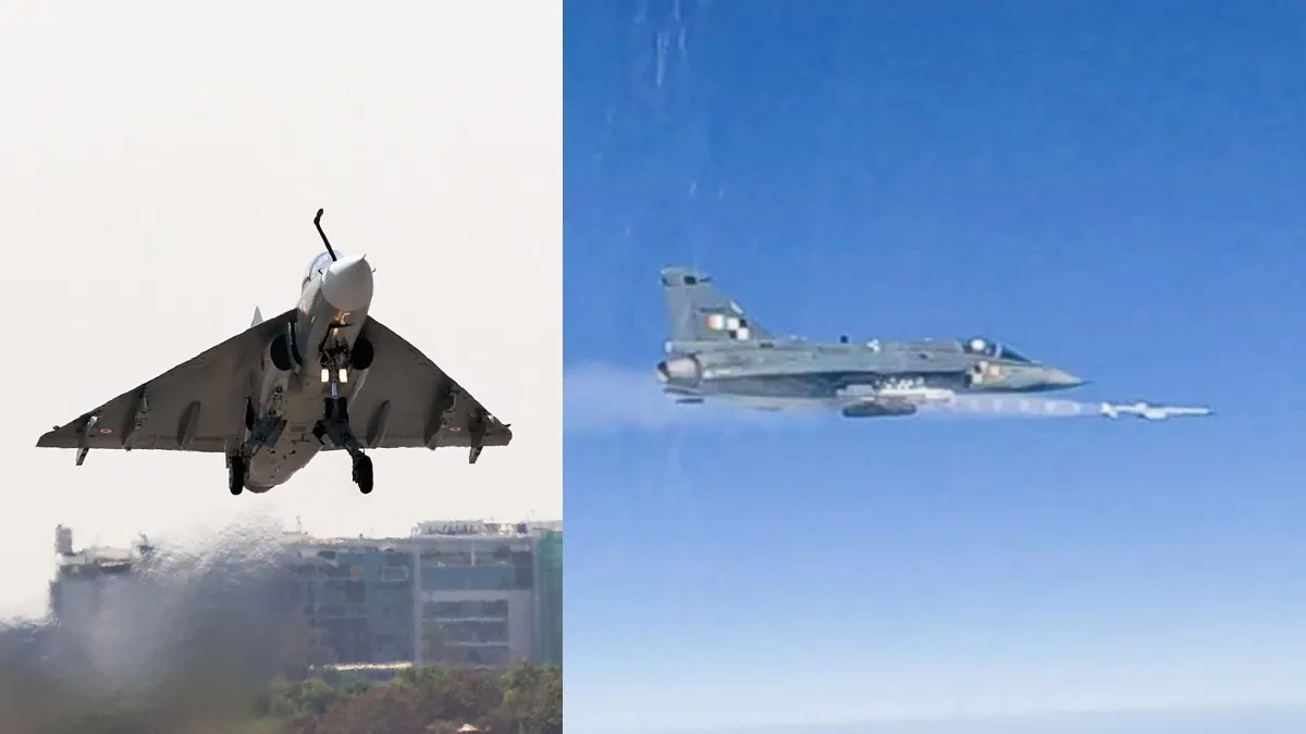 Tejas tested the weapon BVR missile.