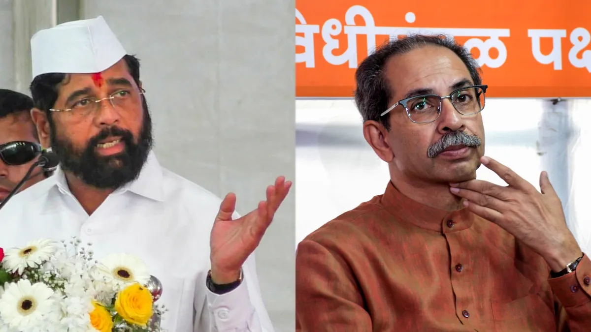 Eknath Shinde e Uddhav Thackeray