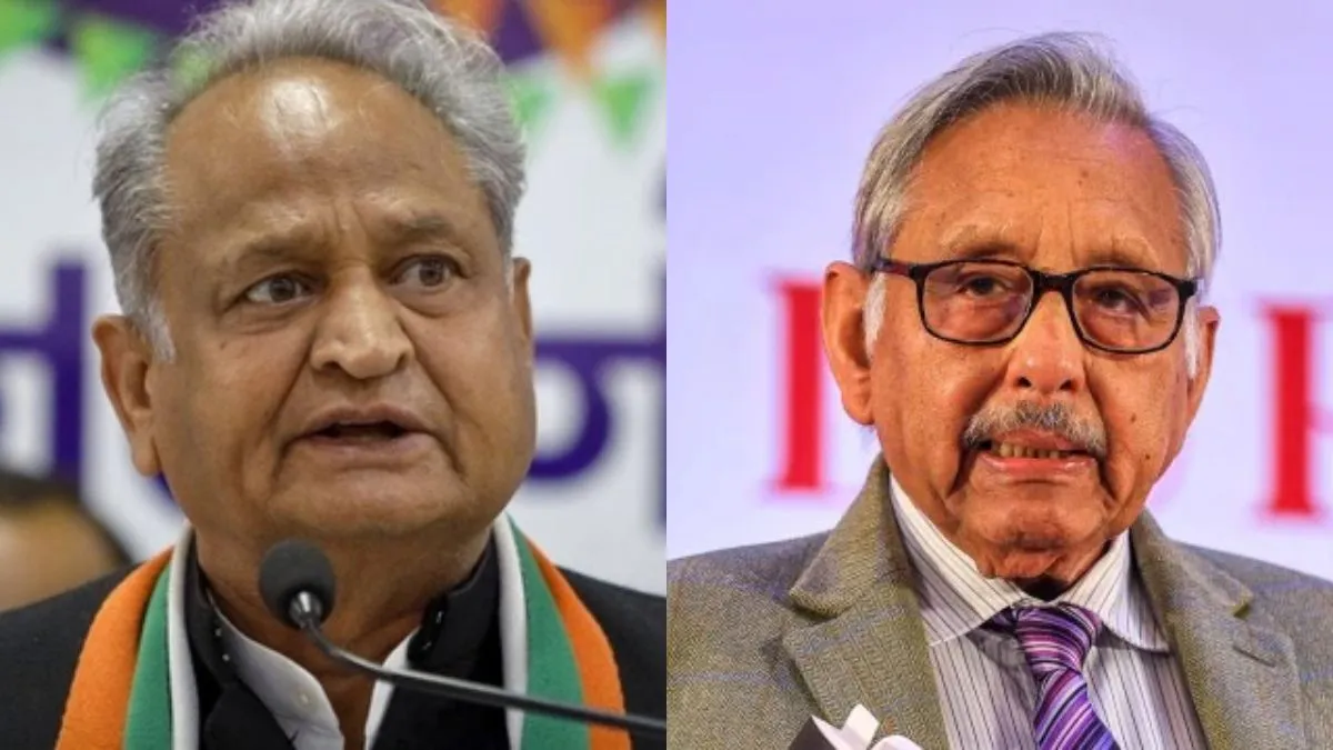 अशोक गहलोत और मणिशंकर अय्यर की फाइल फोटो- India TV Hindi