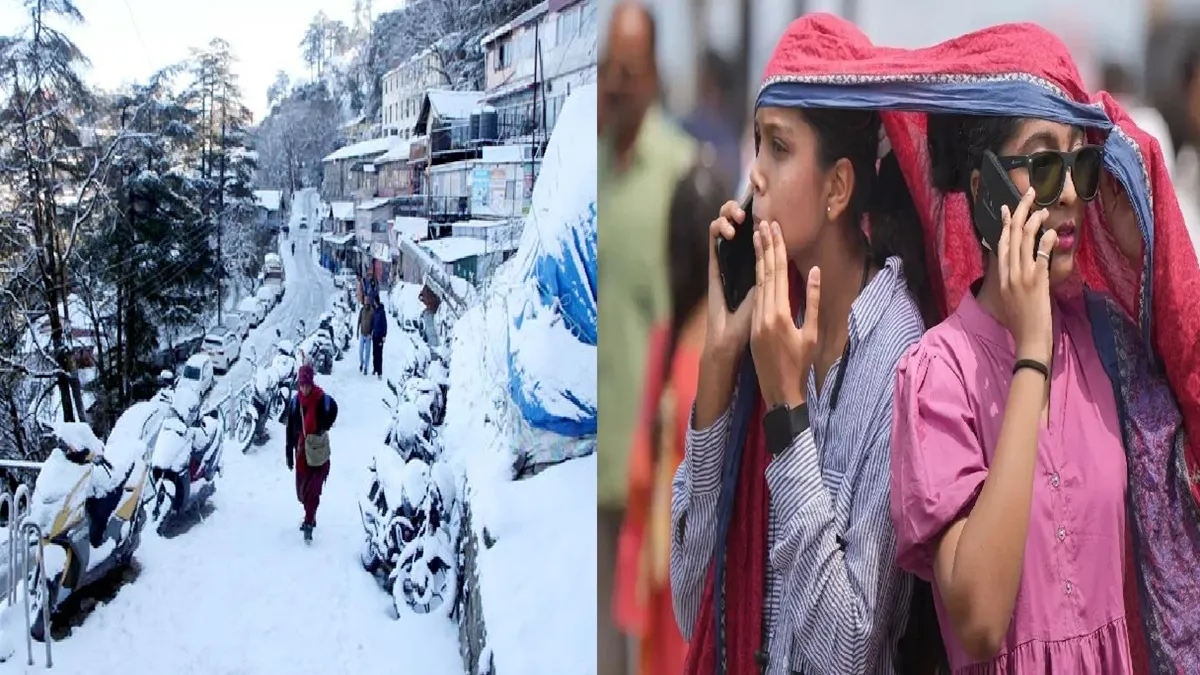Weather change in the month of March