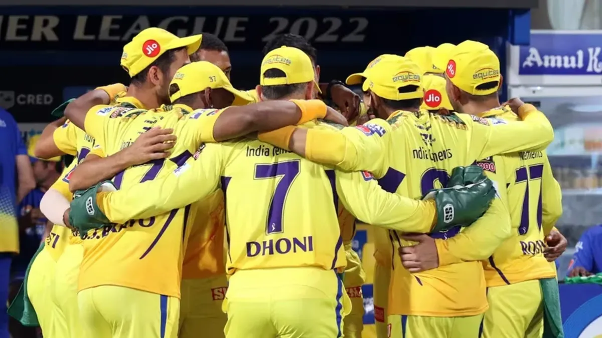 Chennai Super Kings team