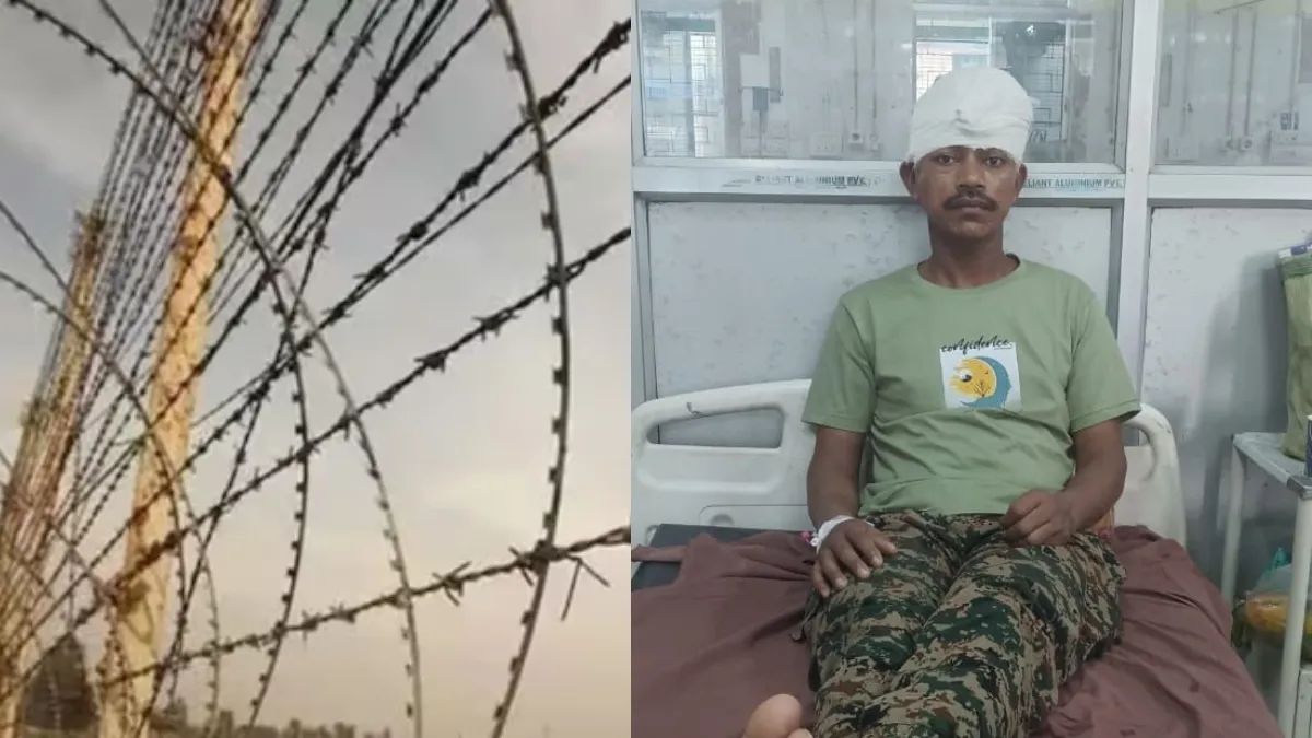 बांग्लादेशी घुसपैठियों ने BSF जवान पर किया हमला।- India TV Hindi