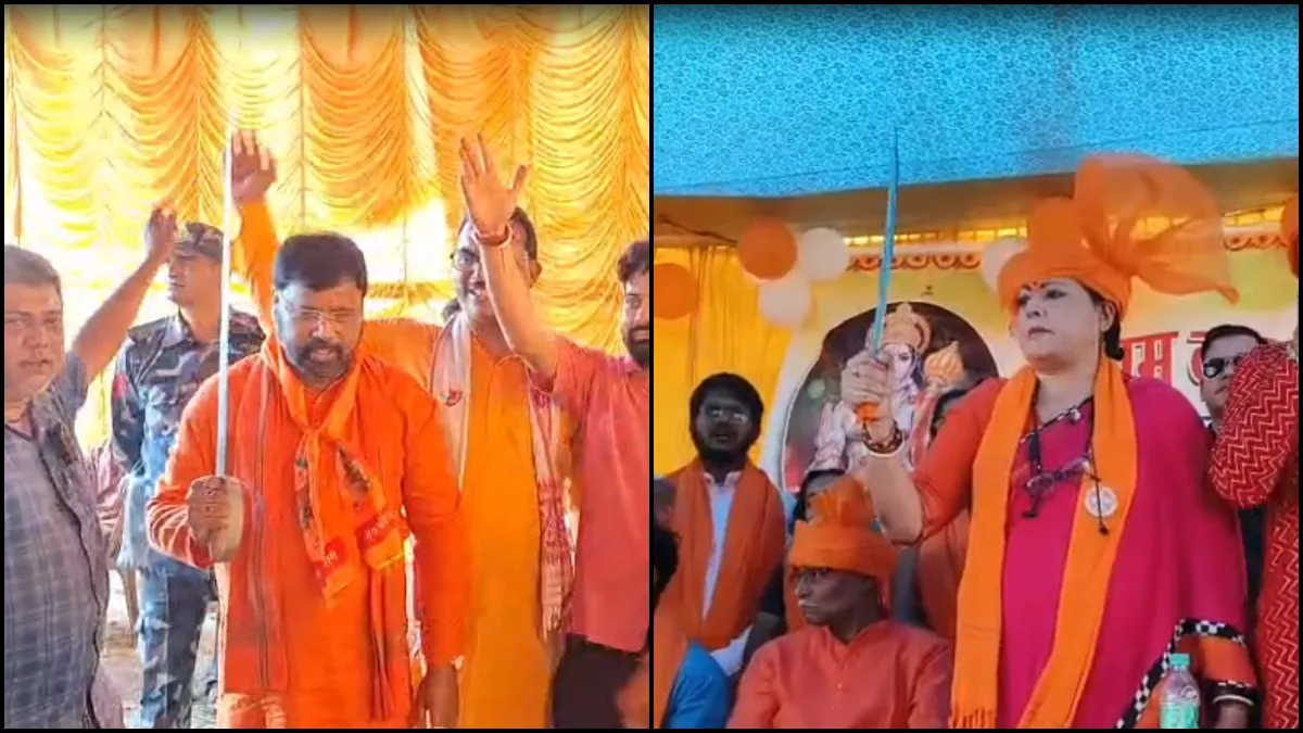 leaders with sword- India TV Hindi