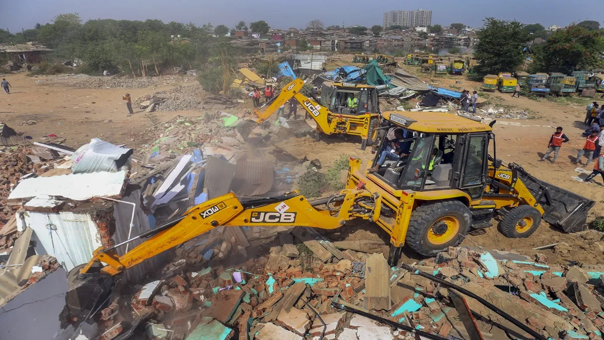 ahmedabad bulldozer action