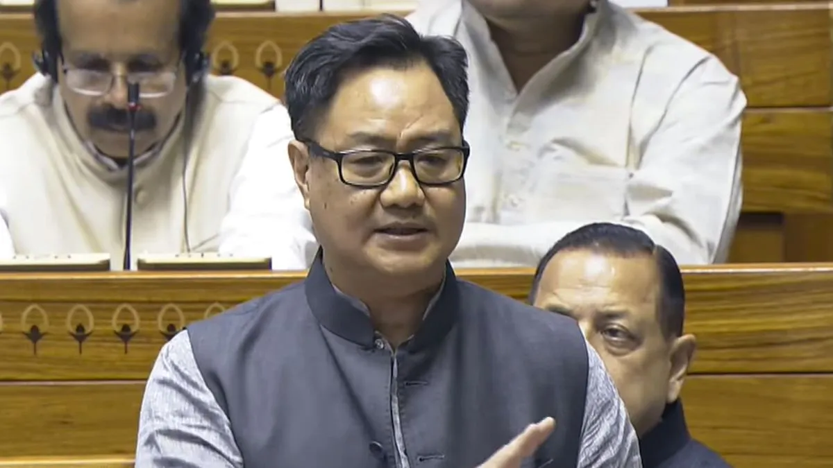 Parliamentary Affairs Minister Kiren Rijiju