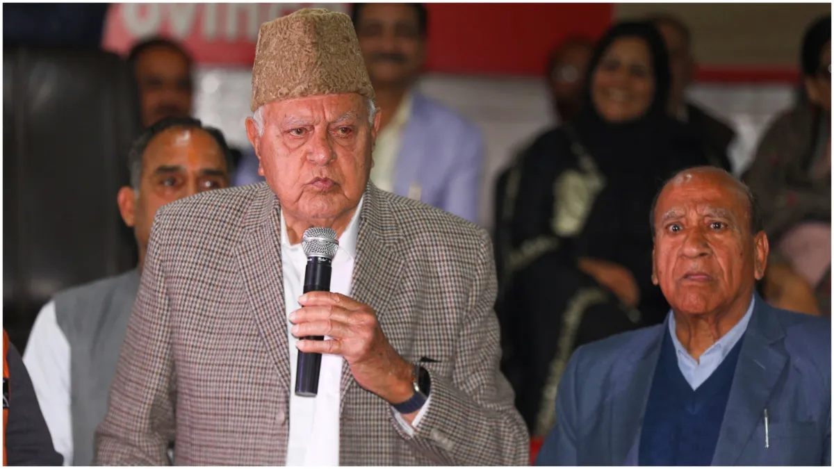 Farooq Abdullah gave a statement on Tahawwur Rana being brought to India said My congratulations but- India TV Hindi