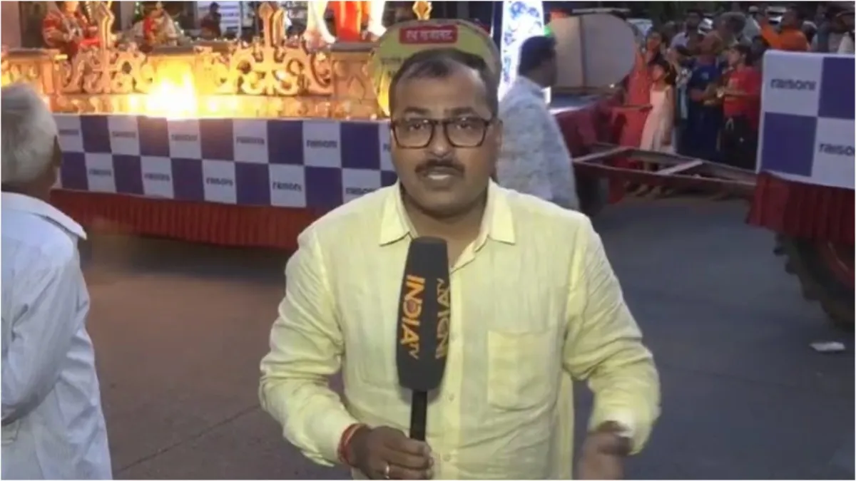 shobha yatra was taken out in Nagpur on Hanuman Jayanti police made tight security arrangements- India TV Hindi