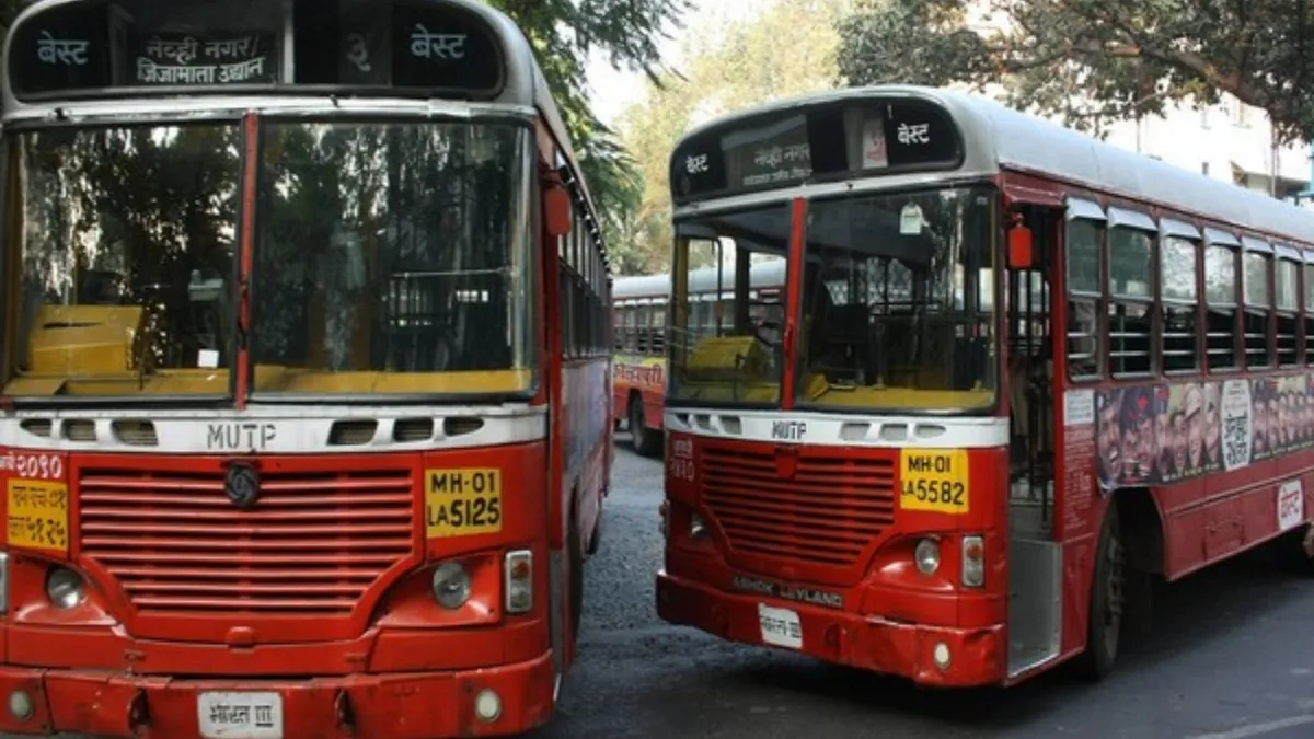 BEST बसों के किराये में हुई बढ़ोतरी।