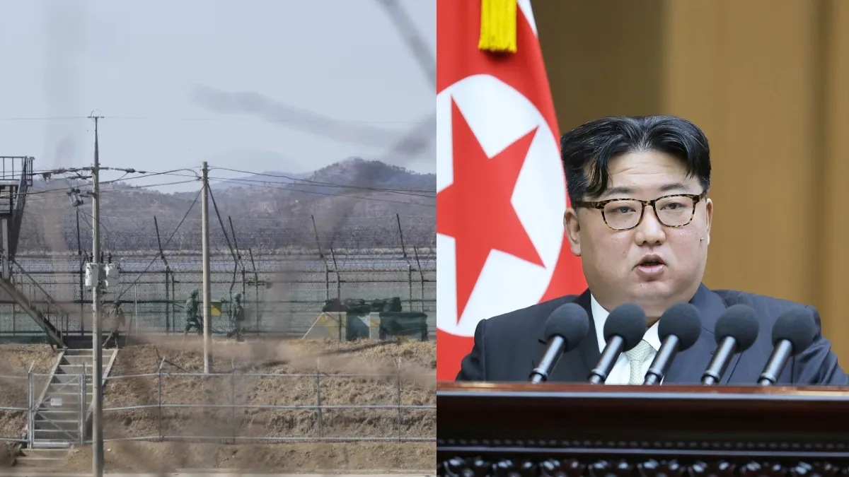 Tensão na Coréia do Sul e na Coréia do Norte.