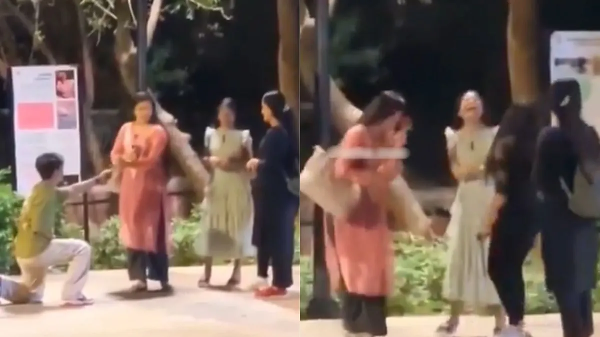 वायरल वीडियो का स्क्रीनशॉट- India TV Hindi